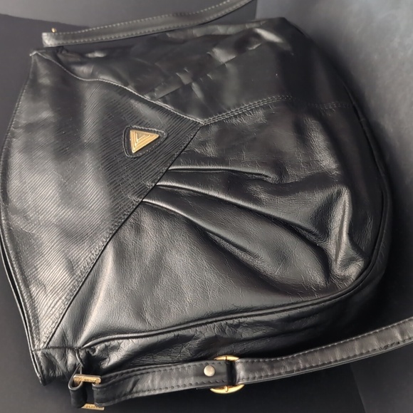 Z.K Leather Goods Woman's Vintage Black Crossbody Bag. - Picture 2 of 16